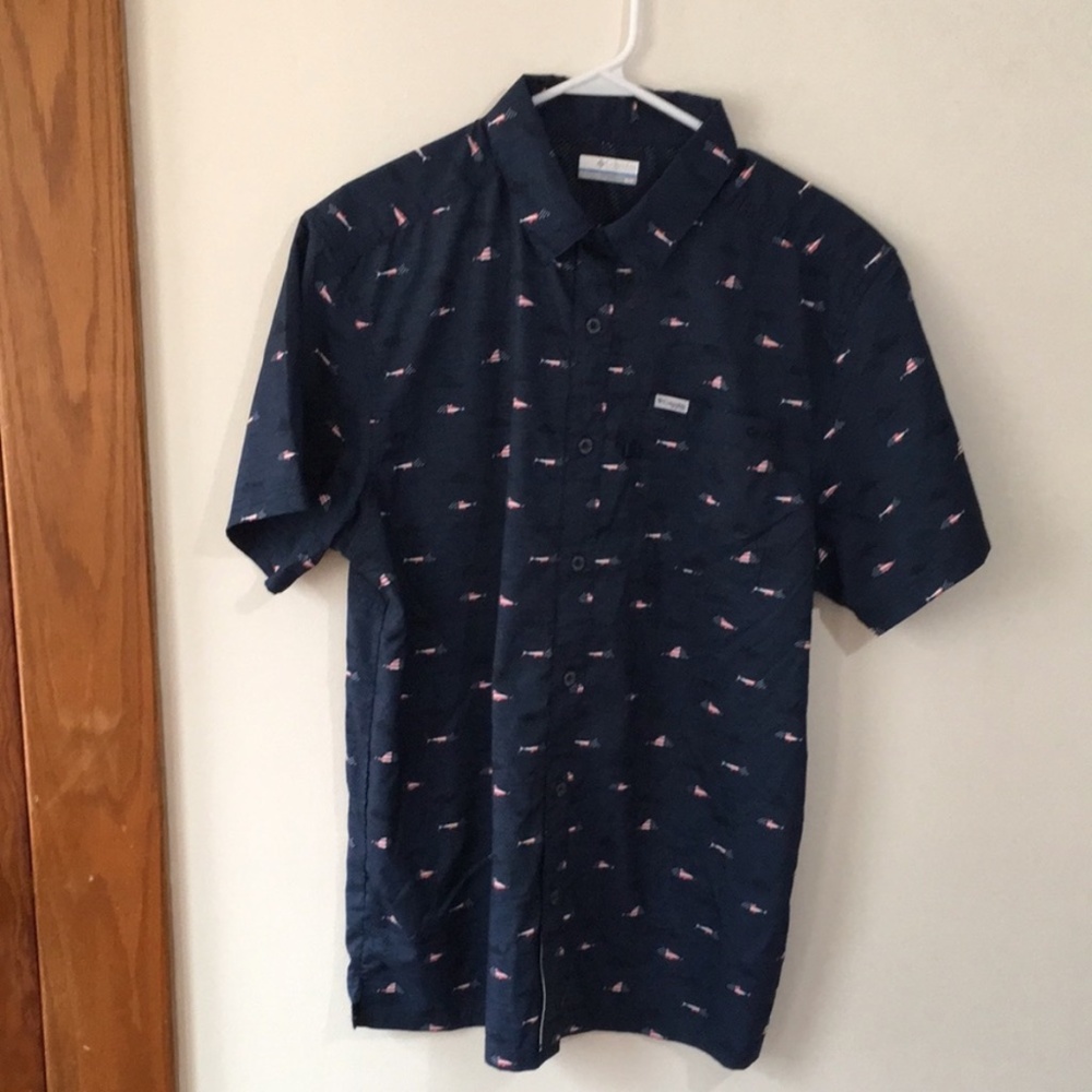 NWOT Performance fishing gear Columbia button down